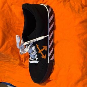 Off-White Black and Orange Athletic Shoes